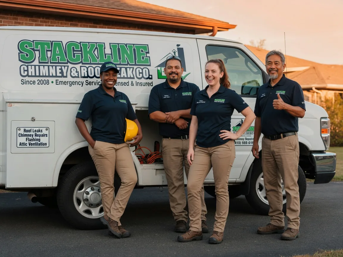 Chimney flashing repair company in Bandon, OR